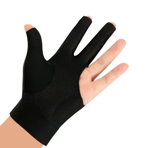 ถุงมือเล่นบิลเลียดแบบ3นิ้ว,ถุงมือคิวสนุกเกอร์อุปกรณ์เสริมสำหรับสระว่ายน้ำ