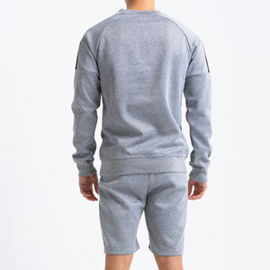 Conjunto de pantalones cortos de gimnasio de alta calidad para hombre, camiseta de secado rápido, pantalones cortos de Fitness sólidos, logotipo personalizable hecho en Pakistán - Product Image 2