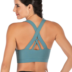 Soutien-gorge de sport pour femmes de haute qualité Logo personnalisé léger respirant séchage rapide réversible nouveau Service OEM Offre Spéciale les entraînements de gymnastique - Product Image 3