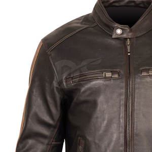 Chaqueta de Motociclismo de Invierno, Piel de Vaca Genuina, Secado Rápido, Ligera, de Alta Calidad, Ajuste Cómodo, Protección Diaria para Motocicleta - Product Image 4