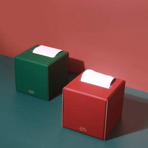 [FENICE] PORTARROLLITAS DE PAPEL HIGIÉNICO - CONTEMPORÁNEO (145*145*145mm) Cuero Ecológico Premium, Diseño Sofisticado, Impermeable, Duradero para Cualquier Espacio - Product Image 6
