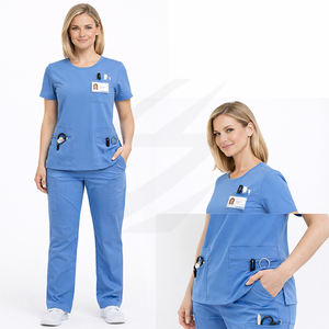 Conjunto de Uniformes Médicos para Mujer, Uniforme de Enfermera, Fabricante al por Mayor OEM - Product Image 2