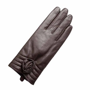 Guantes de cuero a prueba de viento impermeable pantalla táctil marrón Premium Comfort Fit piel de cabra impermeable mano seguridad guantes de trabajo de invierno - Product Image 5