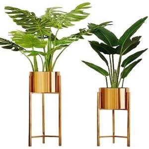 Soporte para Plantas de Decoración Minimalista, Color Personalizado, Decoración Interior de Lujo para el Hogar, Oficina, Hotel, Metal Simple y Moderno - Product Image 5