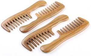 แปรงทำความสะอาดมือถือทำจากไม้จันทน์หอมเป็นมิตรกับสิ่งแวดล้อม พร้อมหัวหวีไม้ไผ่สำหรับดูแลหนังศีรษะและเส้นผม - Product Image 3