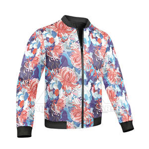 Meilleur fournisseur 2025 Blouson d'aviateur à sublimation avec logo sur mesure pour hommes Blouson d'aviateur à sublimation tendance pour hommes - Product Image 4