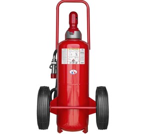 Extintor Móvil Multiusos Regulado Nuevo con Ruedas de Goma de 16 Pulgadas Disponible para Venta y Listo para Exportar - Product Image 4