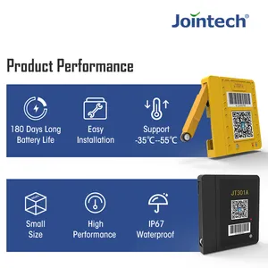 Jointech JT301A 4G 숨겨지은 화물 자산 관리 GPS 추적자 GPRS 장시간 대기 LBS GPS 추적 장치