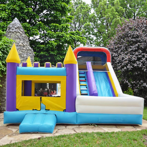 Commercial <b>Inflatable</b> Bounce <b>House</b> Slide Combo PVC Bouncy Castle Kids Jumping <b>House</b> Party Rental Jumping Castle with Slide - Product Image 1