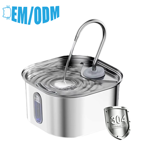 <span class=keywords><strong>Meilleure</strong></span> Vente <span class=keywords><strong>Fontaine</strong></span> à <span class=keywords><strong>Eau</strong></span> Automatique pour Animaux de Compagnie en Acier Inoxydable de Type Robinet Durable avec Personnalisation du Logo pour Chats et Chiens - Product Image 1