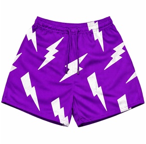 Pantalones Cortos Deportivos para Hombre de Alta Calidad, Sólidos, Elásticos en 4 Direcciones, de Secado Rápido, Transpirables, Ecológicos, Antiarrugas, 100% Poliéster, Cintura Media Elástica - Product Image 4