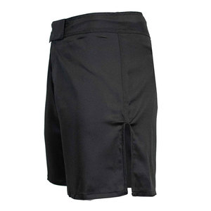 กางเกง MMA น้ำหนักเบา สีดำ เอวยืดหยุ่นเสริมความแข็งแรง ผ่าข้าง ผ้าสแปนเด็กซ์/โพลีเอสเตอร์ รับสกรีนโลโก้ ทนทาน สำหรับผู้ชาย - Product Image 3