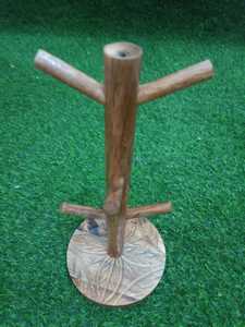 Bamboo Wood Luxury Mug Tree Rack with Hooks Cup <b>Stand</b> Eco-Friendly Customizable for Coffee and <b>Tea</b> Storage - Product Image 2