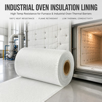 Tissu en fibre de verre résistant aux hautes températures de 200g à 800g pour l'isolation des fours industriels