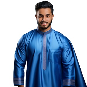 เสื้อคลุมผู้ชายแบบดั้งเดิมพร้อมฮู้ดสำหรับผู้ชายที่มีคุณภาพสูง-เสื้อคลุมสไตล์ตะวันออกกลางที่ทันสมัยและสะดวกสบาย-เหมาะสำหรับการแต่งกายตามวัฒนธรรม - Product Image 3