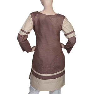Kurti Bordado para Mujer - Marrón - Product Image 3