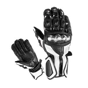 Gants de moto de course en cuir de haute qualité, design personnalisé en gros, été, coupe-vent, unisexe, avec protection des doigts - Product Image 1