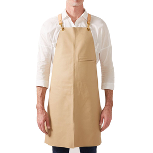 Tablier en cuir réglable durable pour hommes boucher chef BBQ cuisine atelier de soudage utiliser un tablier en cuir robuste - Product Image 1