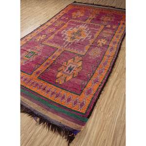 Tapis en laine noués à la main Nuray, motif géométrique rose et violet, pour la décoration de la maison, du salon, 9x12, grand tapis de couloir - Pae-4610 - Product Image 2