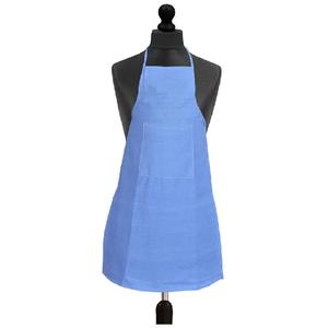 Delantal a cuadros con paquete no y lateral, tela de algodón orgánico de alta calidad, delantales multifunción gruesos de cocina, certificados GOTS - Product Image 2