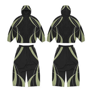 Personalized windbreaker suits with branded logo printing and coordinated outfit sets <b>for</b> labels - Product Image 2
