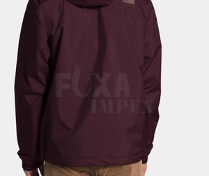 2024 imperméable fermeture éclair extérieur veste de pluie personnalisé imprimé abordable hommes coupe-vent randonnée vêtements de pluie - Product Image 3