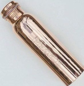 Bouteille d'eau en cuivre martelé ayurvédique en cuivre pur 100% laiton élégant étanche et sans joint pour les cadeaux d'affaires - Product Image 6