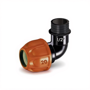 RAINJET 90324 Raccord coudé fileté M pour tuyau en polyéthylène (16,6-20 mm) Connecteurs d'eau de jardin par Claber - Product Image 2
