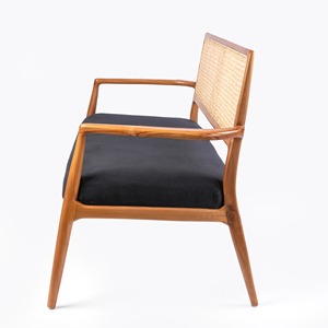 Sofás de jardín Sofá de dos asientos Sofá doble de ratán Muebles De Patio-Ari - Product Image 3