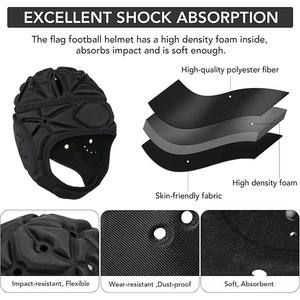 Producto Más Vendido, Cascos Juveniles de Primera Calidad con Diseño de Logotipo Personalizado 7v7, Casco Acolchado de Color Sólido a Cuadros para Fútbol Americano - Product Image 4