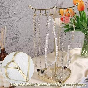 Soporte de joyería modesto para pendientes, collares, anillos, organizador sencillo y elegante para decoración de tocador y vestidor - Product Image 3