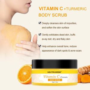 ครีม<span class=keywords><strong>ขัด</strong></span>ผิวที่ตายแล้วล้างออกได้ล้ำลึกวิตามินซีขมิ้นขัดผิวกายพร้อมโลโก้ออกแบบได้ตามต้องการ - Product Image 4