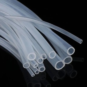 Tubo de goma de silicona transparente/transparente de alta calidad de 12x20mm caucho de grado alimenticio flexible y suave de Tailandia - Product Image 3