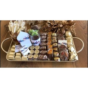Elegant Modern Metal Tray for Casual & Formal Events Preserves Chocolate Quality with Cool Touch Design - Product Image 3