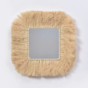 กระจกติดผนังธรรมชาติแบบถักด้วยมือเป็นเอกลักษณ์ของตกแต่งสวนกระจกผนังเวียดนาม - Product Image 3