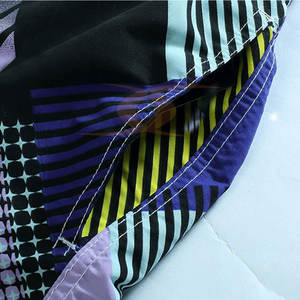 Pantalones cortos informales de estilo callejero para hombre, venta al por mayor, personalizados, de ajuste holgado, cintura elástica, patrón sólido, de talla grande, de algodón, OEM, talla grande - Product Image 6