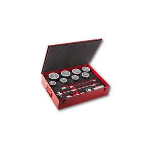 Juego de 12 Llaves de Tubo de Acero Usag en Caja de Acero con Llaves Hexagonales de Diferentes Tamaños en Pulgadas - Product Image 1