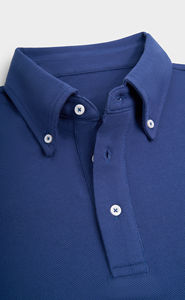 2025 camiseta Polo de alta calidad 100% algodón cómodo secado rápido manga corta botón cuello sólido Polo camiseta para hombres - Product Image 4