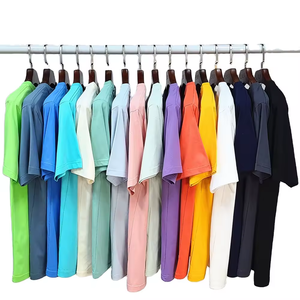 Best Seller Moda 205gsm 100% Algodón Impreso Oem logo Loose Plain Blank Girls Short Length Women Top T-shirt para hombres - Product Image 2