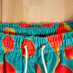 กางเกงขาสั้นบาสเก็ตบอลตาข่ายโพลีเอสเตอร์ระบายอากาศสำหรับผู้ชายปรับแต่งได้สไตล์คาร์โก้ลำลองแห้งเร็วสำหรับฤดูร้อน - Product Image 5