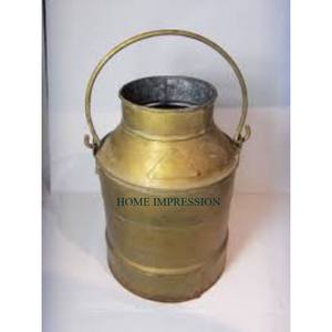 Handmade Designer Luxury Flower Planter Classic Stylish Wholesale Metal Garden Planter Vintage Galvanized Milk Premium Quality - Product Image 2