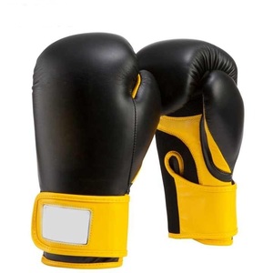 Vente en gros d'usine de gants de boxe en cuir d'entraînement personnalisés de haute qualité nouvelle arrivée doux rembourré avec des gants de poignet Velcro - Product Image 3