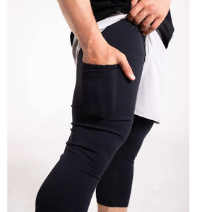 Shorts pour hommes 2026 Active Gym Awrah, taille mi-haute, en toile imperméable et infroissable, style urbain, avec logo OEM personnalisé, modèle Sunnah - Product Image 5