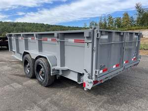 Remorque à benne basculante bon marché de 7' x 20' avec moteur et engrenage, machines agricoles à haute productivité, charge, garantie d'un an, à vendre - Product Image 2