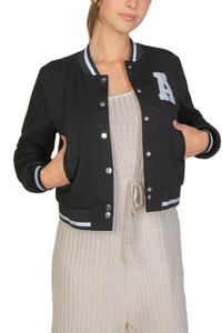 Veste universitaire américaine en laine de haute qualité personnalisée pour femmes, col montant, veste courte entièrement en laine personnalisée - Product Image 4