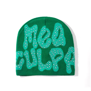 Gorro de Punto Personalizado al por Mayor, Gorro de Color Sólido, Gorro de Invierno Cálido para Hombre y Mujer, Gorro Informal de Jacquard para Exteriores - Product Image 2