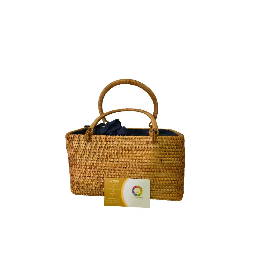 New design handwoven wicker rattan Round Rattan Bag for wicker craft gift home decoration ( whatsapp 0084587176063)