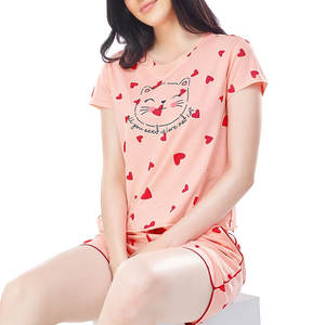 Conjunto de Shorts de Verano de 2 Piezas para Mujer, Venta Directa de Fábrica, Ecológico, 100% Algodón, Transpirable, de Secado Rápido, Ropa Casual - Product Image 4