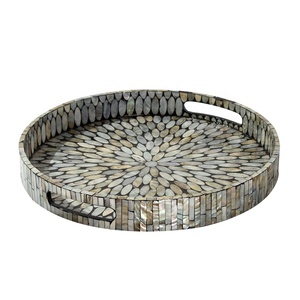 Bandeja de servicio de madera de lujo OEM y ODM, laca decorativa Hathai, diseño personalizado ecológico, precio competitivo para comida casera - Product Image 6