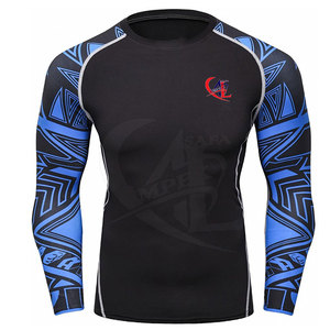 ชุดใส่เล่นผื่นสำหรับผู้ชายชุดใส่เล่นยิมผ้ายืดได้พิมพ์ลายระเหิด - Product Image 1